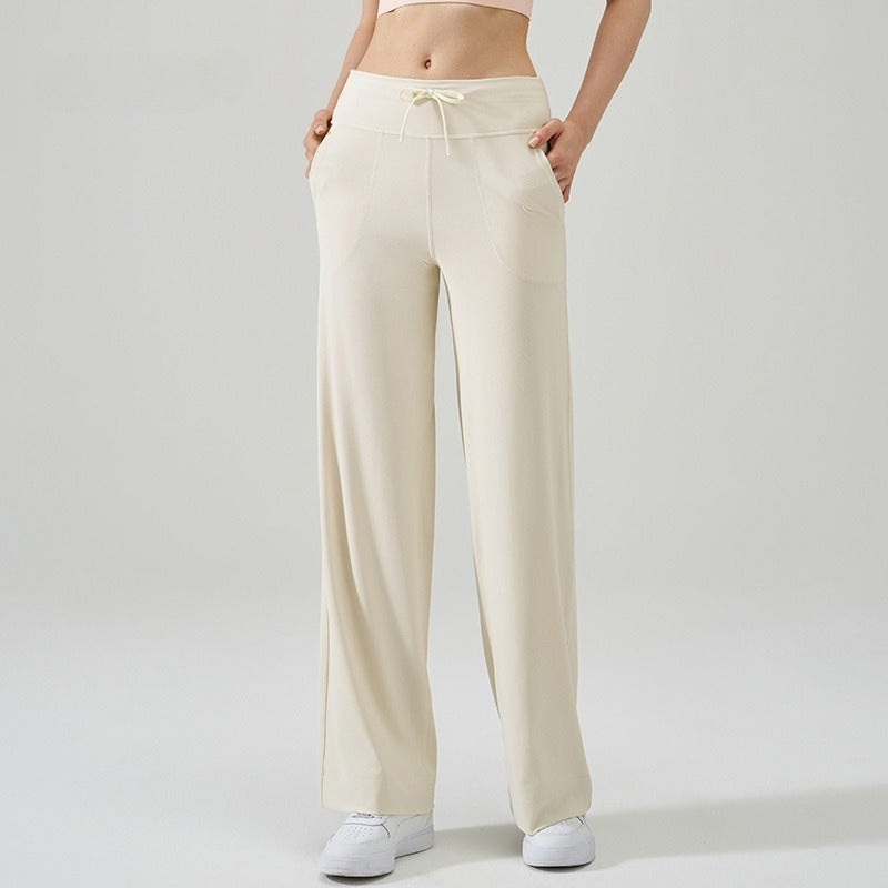 Wide-Leg Flow Yoga Pants | Relaxed Drape & Everyday Ease