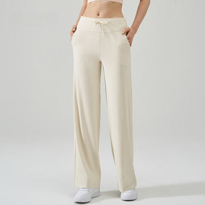 Wide-Leg Flow Yoga Pants | Relaxed Drape & Everyday Ease