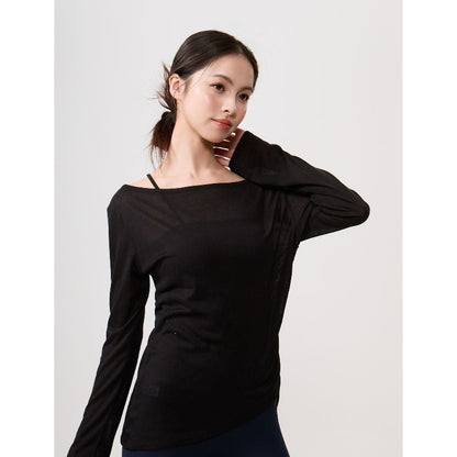 Airy Drape Relaxed Yoga Top | Soft Movement & Everyday Ease
