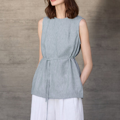 Linen Yoga Tank Top | Lightweight Ease & Breathable Flow