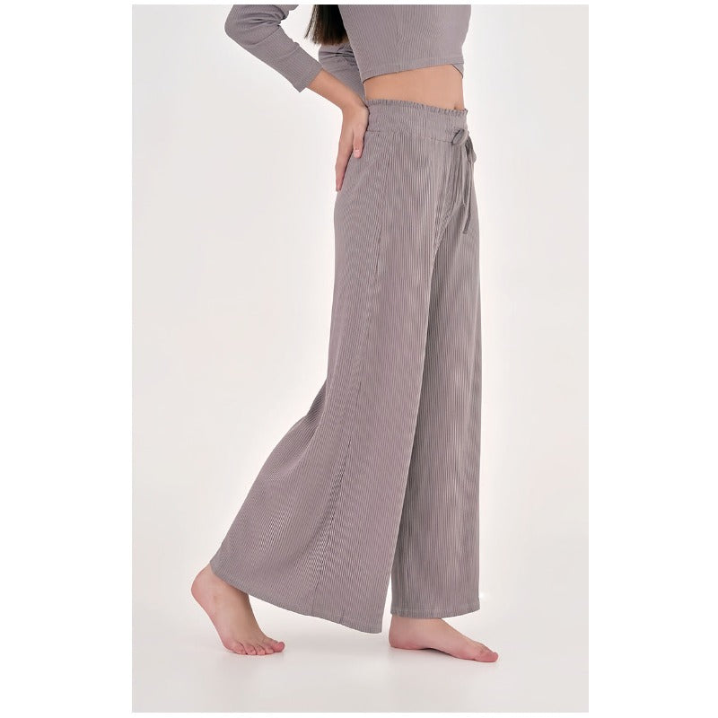 Wide-Leg Flow Yoga Pants | Relaxed Drape & Everyday Ease