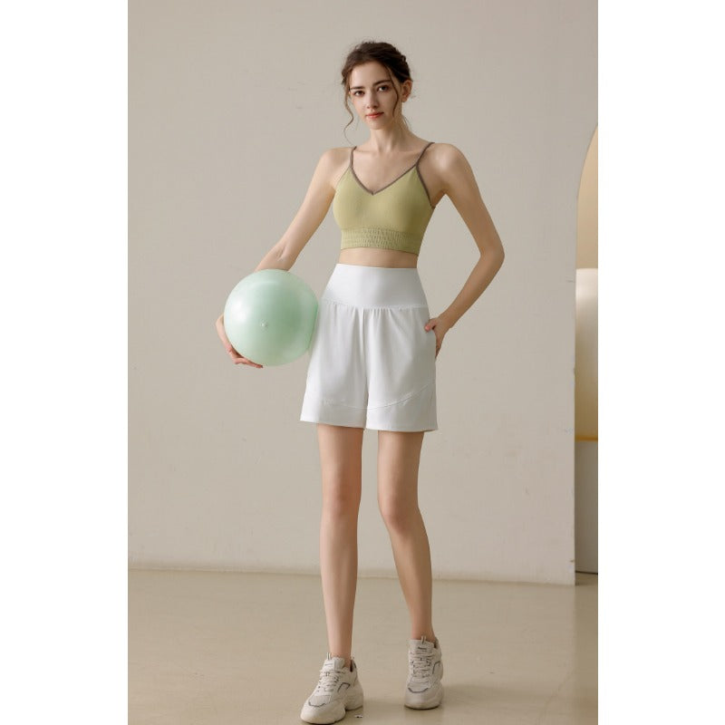 High-Waisted Yoga Shorts | Smooth Fit & Easy Movement