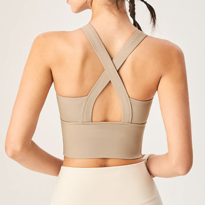 Cross Yoga Sports Bra | Soft Support & Natural Hold