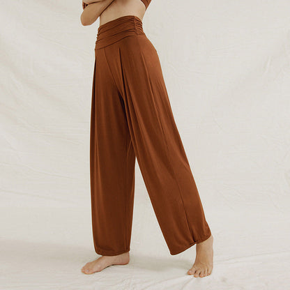 Wide-Leg High-Waisted Flow Yoga Pants