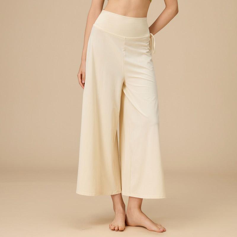 Wide-Leg Flow Yoga Pants | Relaxed Drape & Everyday Ease