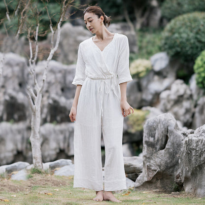 Cotton Yoga Set | Coordinated Comfort & Support
