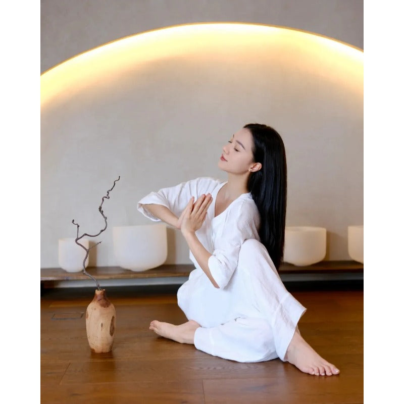 Cotton Yoga Set | Coordinated Comfort & Support