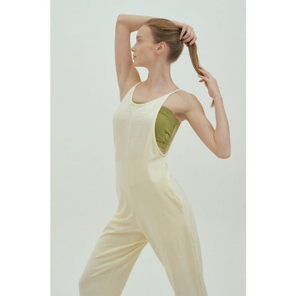 Wide-Leg Relaxed Yoga Jumpsuit | One-Piece Ease & Natural Flow