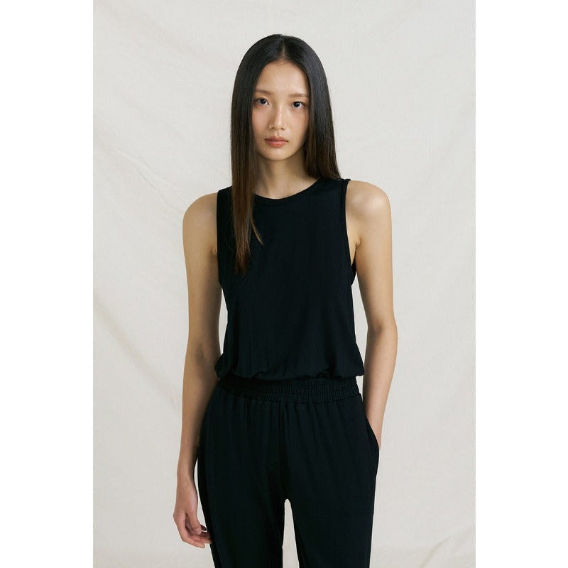 Jogger Open-Back Yoga Jumpsuit | Clean Fit & Effortless Movement