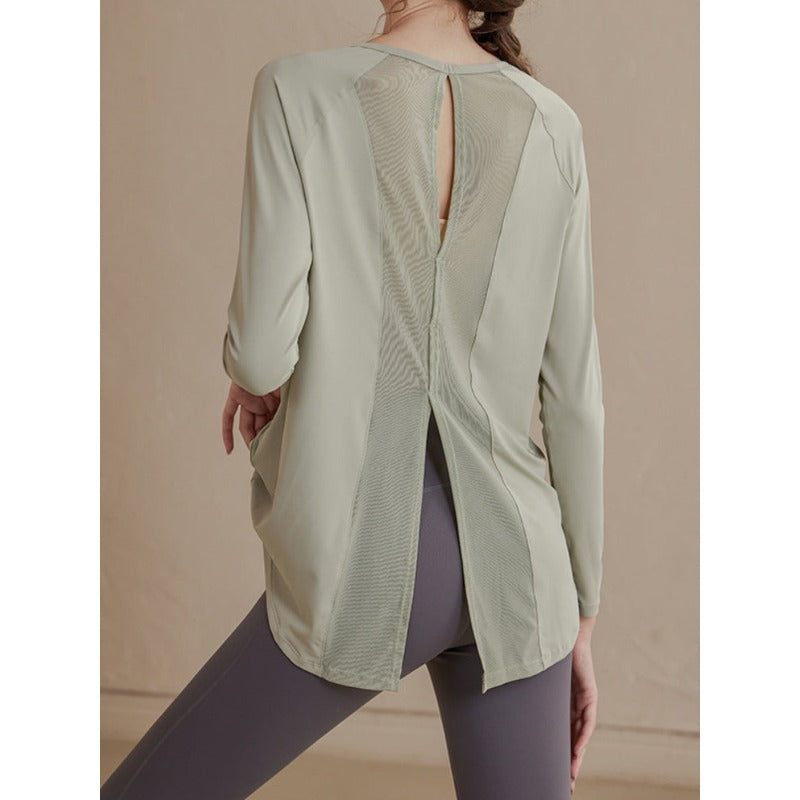 Mesh Relaxed Yoga Cover-Up | Light Layers for Studio & Daily Life