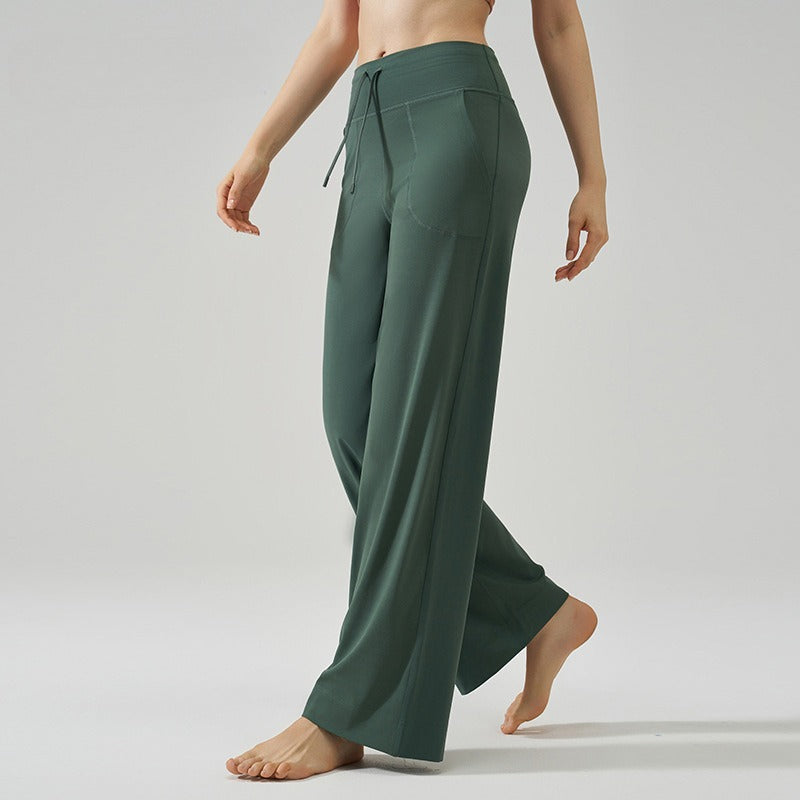 Wide-Leg Flow Yoga Pants | Relaxed Drape & Everyday Ease