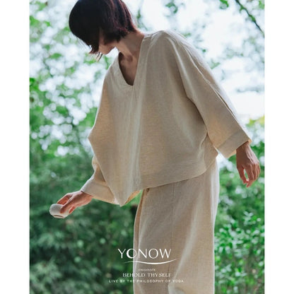 Linen Zen Flow Yoga Set | Soft Structure & Everyday Ease