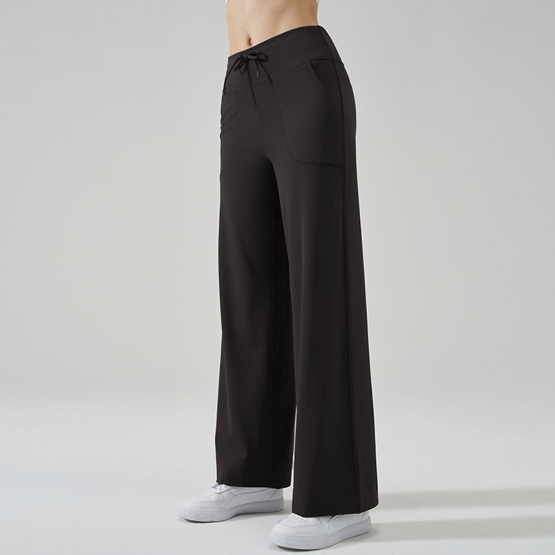 Wide-Leg Flow Yoga Pants | Relaxed Drape & Everyday Ease