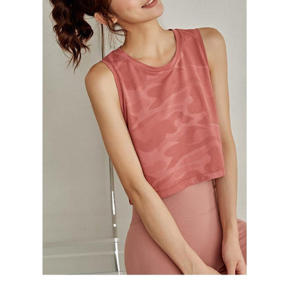 Airy Relaxed Printed Yoga Tank Top | Lightweight Ease & Breathable Flow