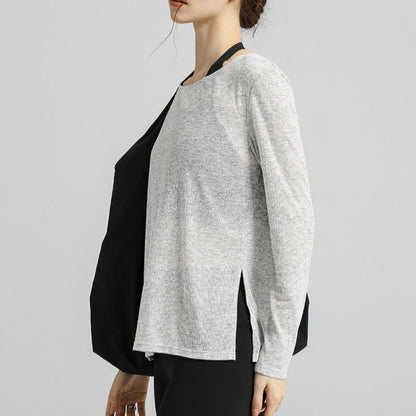 Airy Sheer Drape Yoga Top | Soft Movement & Everyday Ease