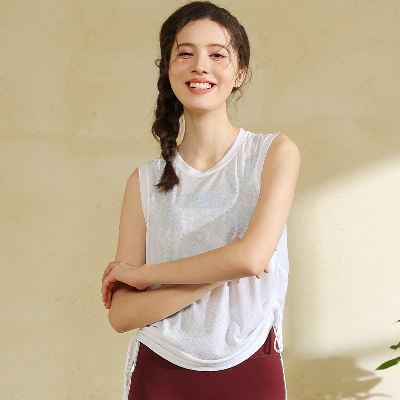 Mesh Quick-Dry Yoga Tank Top | Lightweight Ease & Breathable Flow