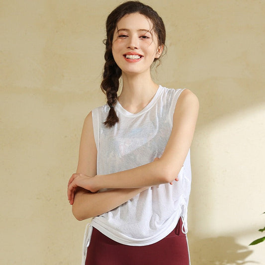 Mesh Quick-Dry Yoga Tank Top | Lightweight Ease & Breathable Flow