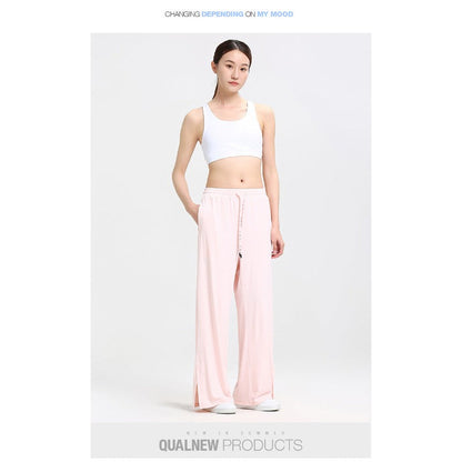 Wide-Leg UV Quick-Dry Flow Yoga Pants | Relaxed Drape & Everyday Ease