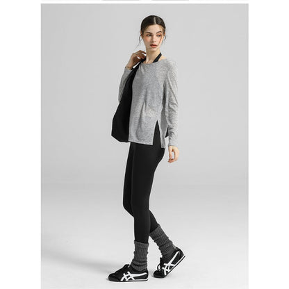 Airy Sheer Drape Yoga Top | Soft Movement & Everyday Ease
