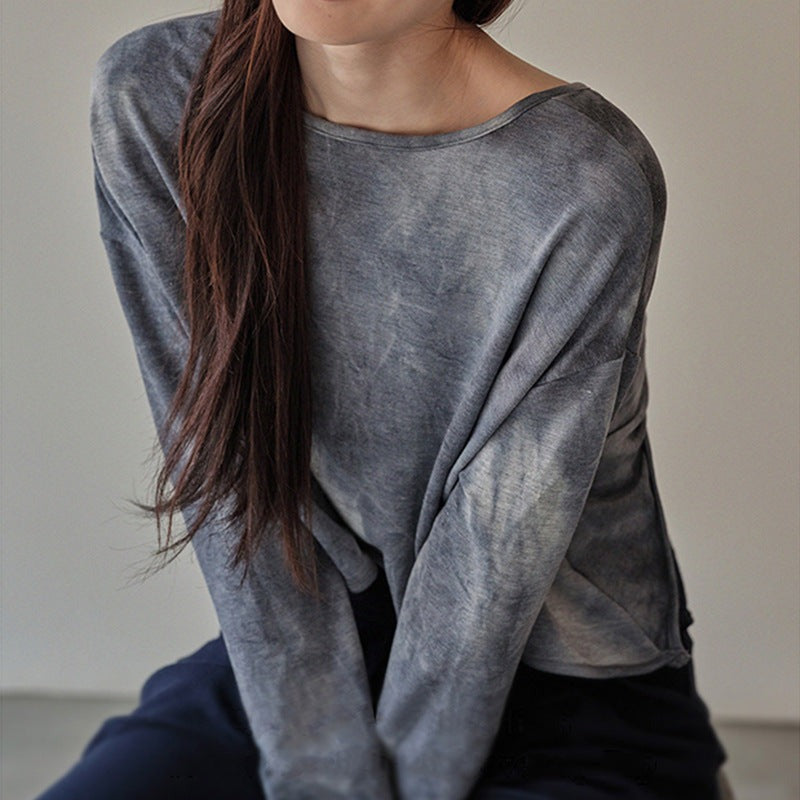 Airy Open-Back Tie-Dye Yoga Top | Soft Movement & Everyday Ease