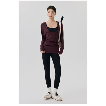 Drape Relaxed Yoga Top | Soft Movement & Everyday Ease