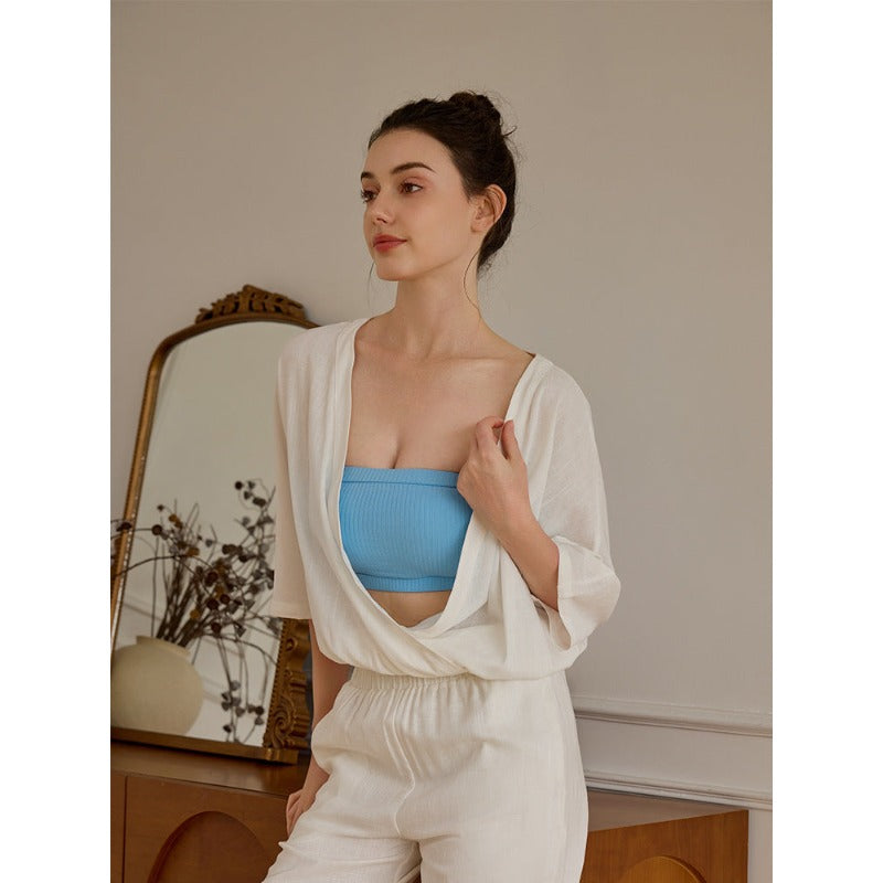 Linen Relaxed Yoga Top | Soft Movement & Everyday Ease