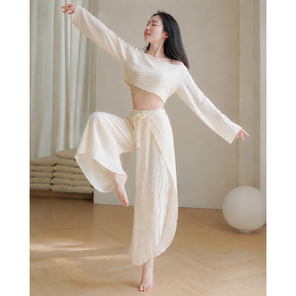 Wide-Leg Flow Yoga Set | Soft Structure & Everyday Ease