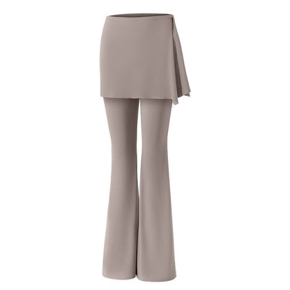 High-Waisted Flare Yoga Pants | Soft Lines & Gentle Support