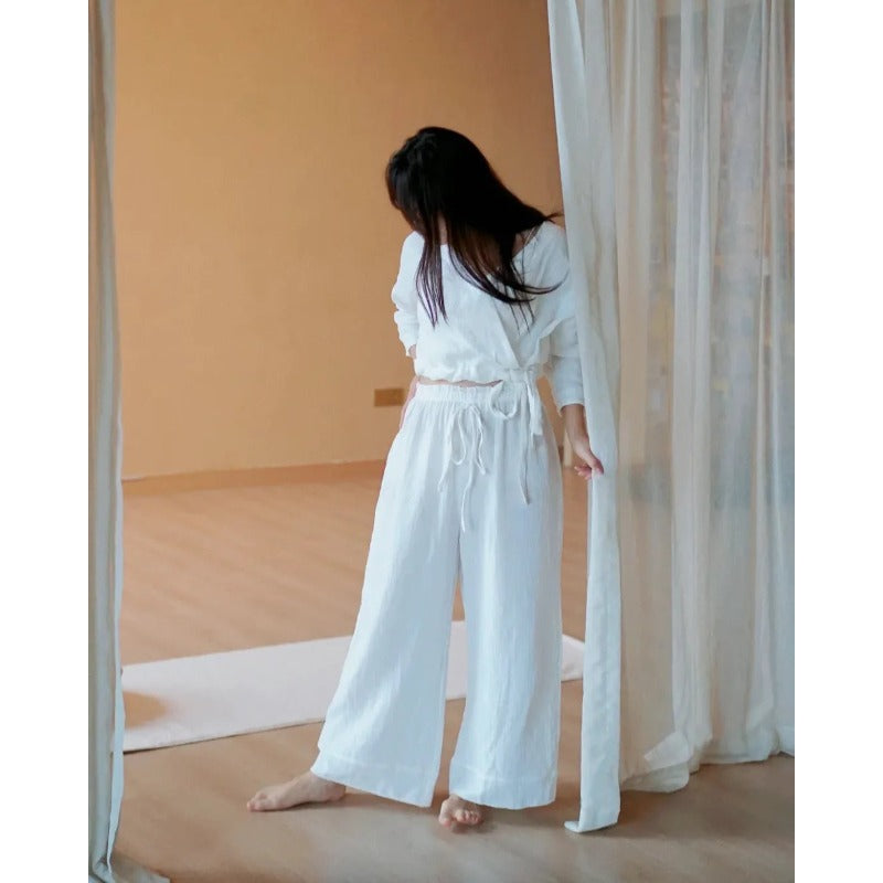 Cotton Yoga Set | Coordinated Comfort & Support