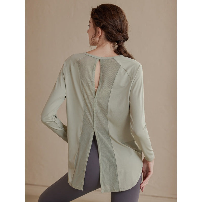 Mesh Relaxed Yoga Cover-Up | Light Layers for Studio & Daily Life
