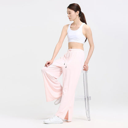 Wide-Leg UV Quick-Dry Flow Yoga Pants | Relaxed Drape & Everyday Ease