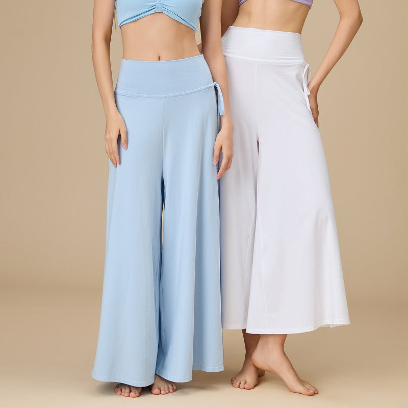 Wide-Leg Flow Yoga Pants | Relaxed Drape & Everyday Ease
