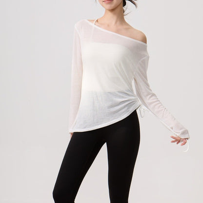 Airy Drape Relaxed Yoga Top | Soft Movement & Everyday Ease
