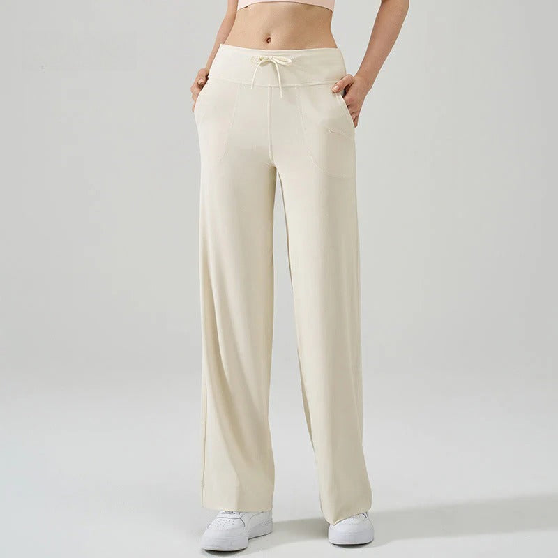 Wide-Leg Flow Yoga Pants | Relaxed Drape & Everyday Ease