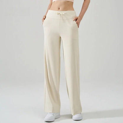 Wide-Leg Flow Yoga Pants | Relaxed Drape & Everyday Ease