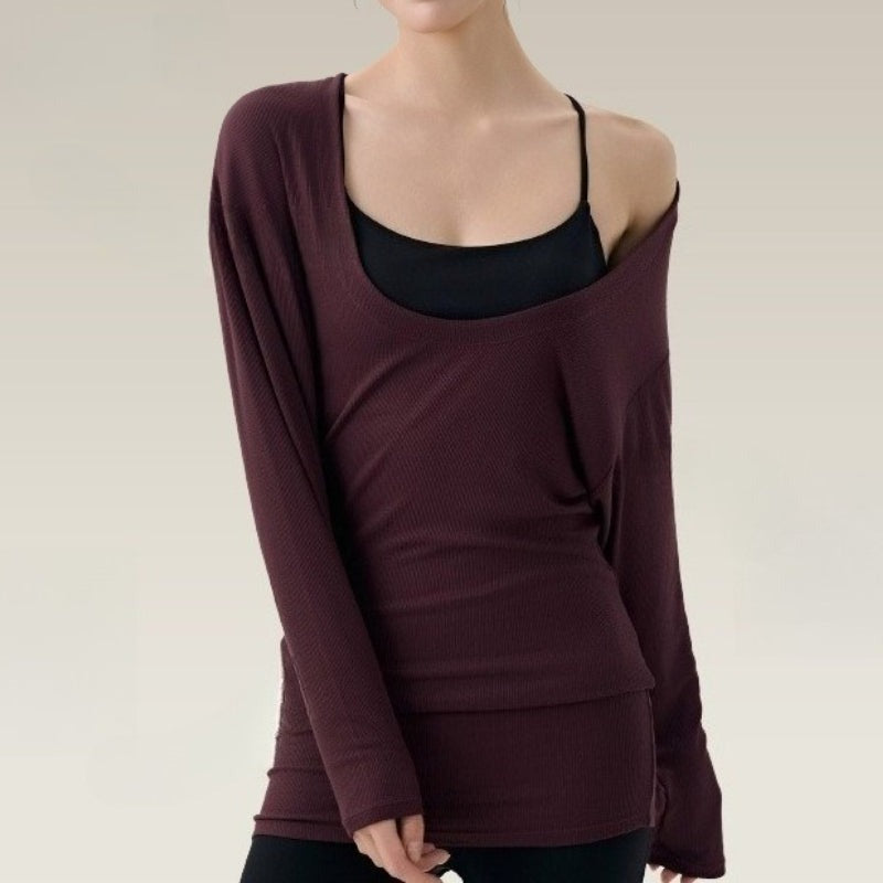 Drape Relaxed Yoga Top | Soft Movement & Everyday Ease