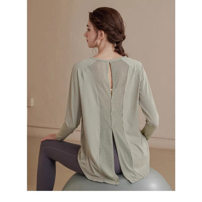 Mesh Relaxed Yoga Cover-Up | Light Layers for Studio & Daily Life