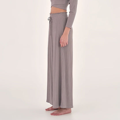 Wide-Leg Flow Yoga Pants | Relaxed Drape & Everyday Ease