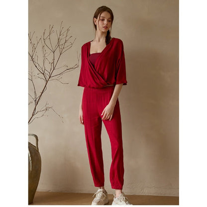 Linen Relaxed Yoga Top | Soft Movement & Everyday Ease