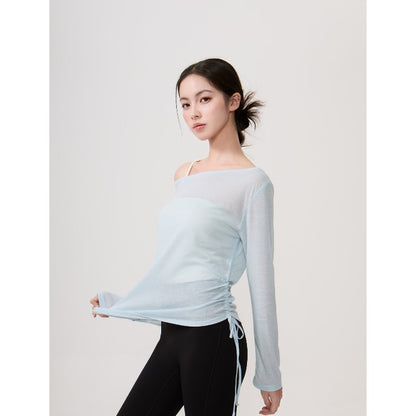 Airy Drape Relaxed Yoga Top | Soft Movement & Everyday Ease