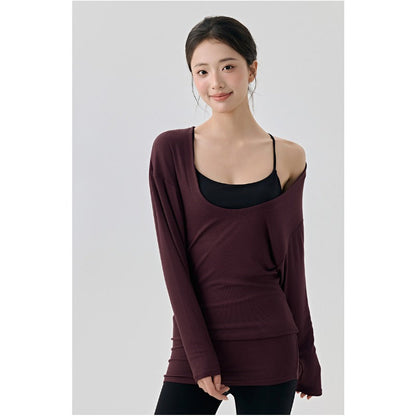 Drape Relaxed Yoga Top | Soft Movement & Everyday Ease