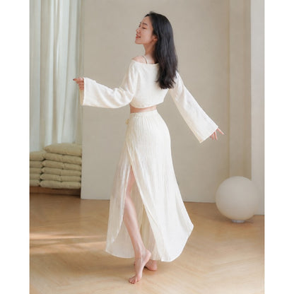 Wide-Leg Flow Yoga Set | Soft Structure & Everyday Ease
