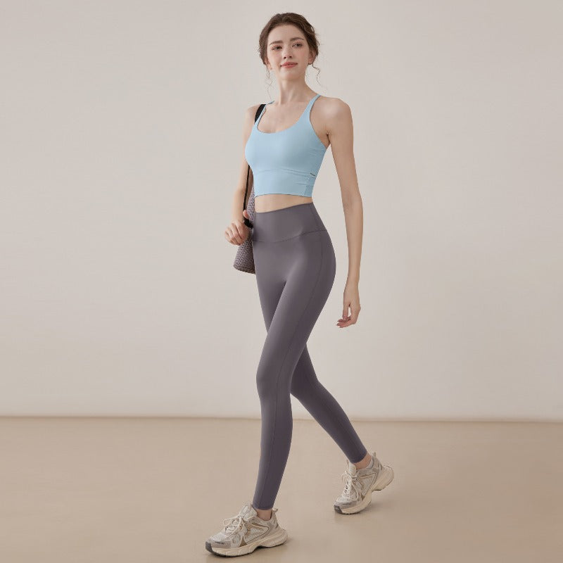 Cross Yoga Sports Bra | Soft Support & Natural Hold