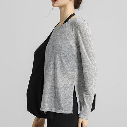 Airy Sheer Drape Yoga Top | Soft Movement & Everyday Ease