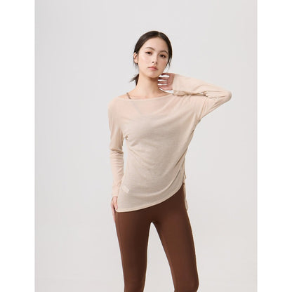 Airy Drape Relaxed Yoga Top | Soft Movement & Everyday Ease