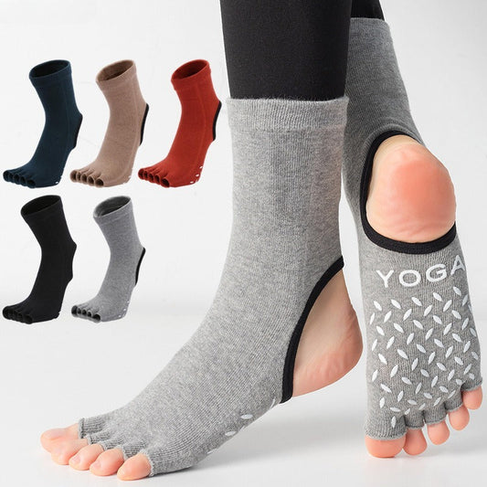 Non-Slip Five-Toe Yoga Socks