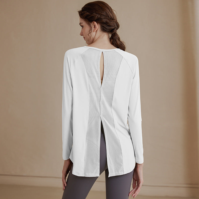 Mesh Relaxed Yoga Cover-Up