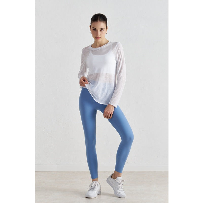 Airy Cross Open-Back Yoga Cover-Up | Light Layers for Studio & Daily Life