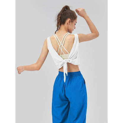 Airy Open-Back Quick-Dry Yoga Top | Soft Movement & Everyday Ease