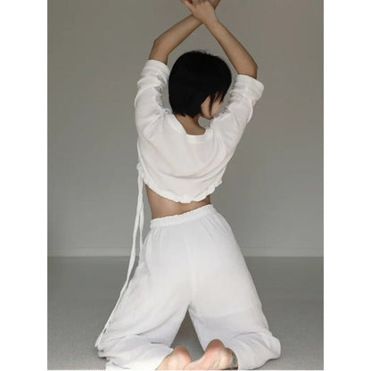 Cotton Yoga Set | Coordinated Comfort & Support